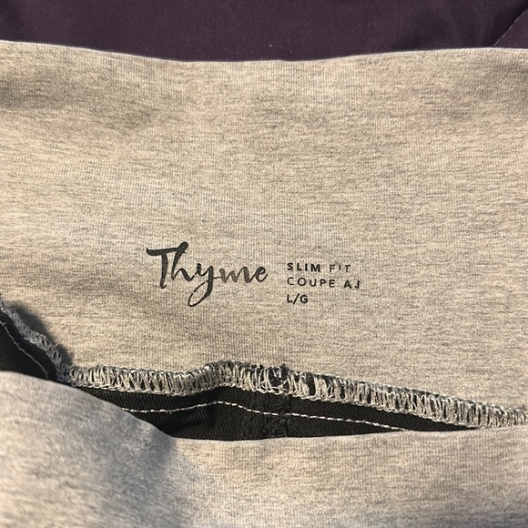 Thyme maternity black jeans. Size large. Used. - Picture 5 of 6